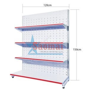 Kệ đơn lưng tôn lỗ 1200*1500mm