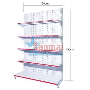 Kệ đơn lưng tôn lỗ 1200*1800mm