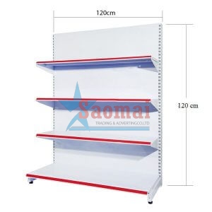 Kệ đơn lưng tôn liền 1200*1200mm